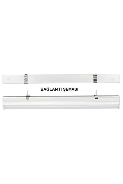 Ucuz Geldi Mutfak Tezgah Altı Aydınlatma Led Bant Armatür 15w 87,5 Cm Gün Işığı 220v Mutfak Led Tezgah Işığı - 7