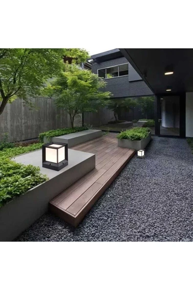 Ucuz Geldi Ultra Set Üstü Bahçe Lambası Zita Dış Mekan Bahçe Aydınlatma Armatürü IP54 E27 Duy - Resim 5