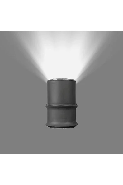 Ucuz Geldi Tekli Çağlayan Aplik IP54 Dış Mekan Zita Beyaz Işık Bahçe Aydınlatma Duvar Apliği + Gu10 Led Ampul - 5