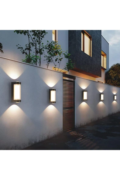 Ucuz Geldi Dekoratif 3 Yönlü Led Aydınlatma 9w 3200K Gün Işığı İç ve Dış Mekan Cata Lara Led Aplik - 8