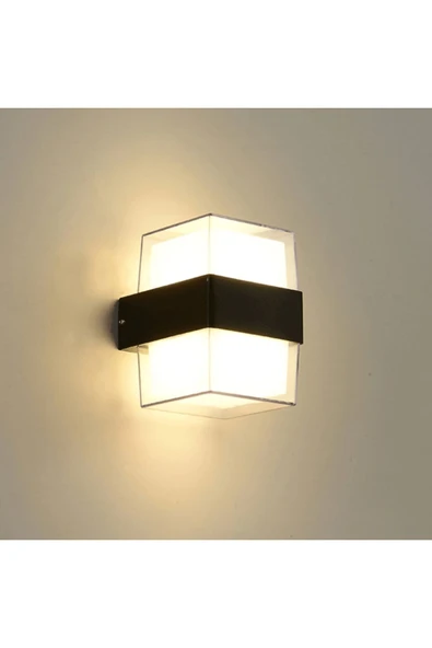 Ucuz Geldi Prizma Led Aplik 12 Watt Gün Işığı 3200k Iç Mekan Ve Dış Mekan Cata Bora Led Aplik Ip54 - 3