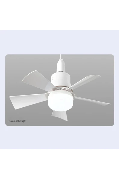 Ucuz Geldi 82 Watt Vantilatör 3 Kademe Hız Dimmerli 3 Renk Led Işık Cata Karayel Kumandalı Fan Torch Led Ampul - Resim 4