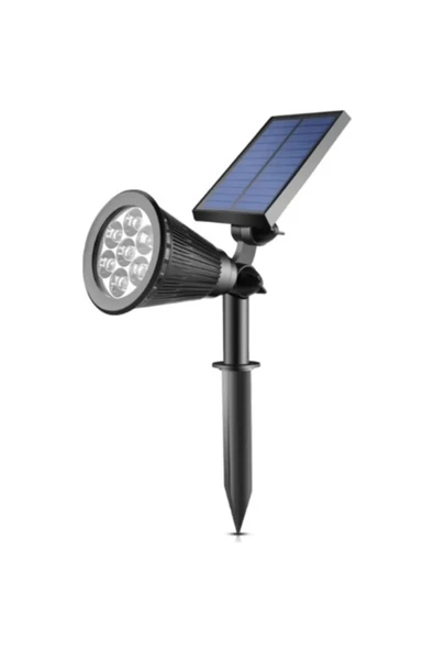 Ucuz Geldi 7w Led Solar Kazıklı Çim Armatür Cata Güneş Enerjili Çim Lambası Bahçe Aydınlatma Yeşil Led Işık - 2