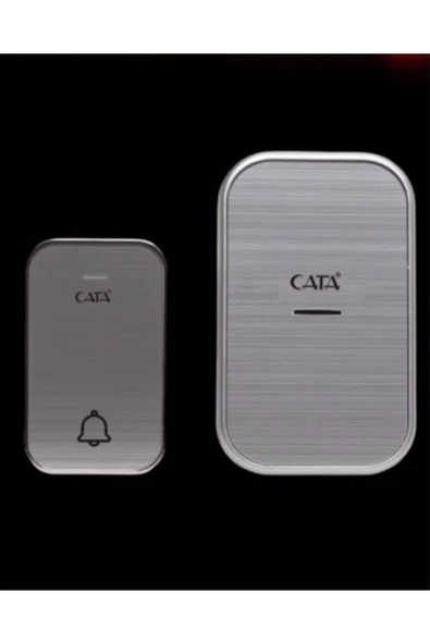 Ucuz Geldi Kinetik Enerjili Kapı Zili Pilsiz Şarjsız Kablosuz Fişi Prize Tak Çalıştır Cata Kumandalı Zil Siyah - Resim 7