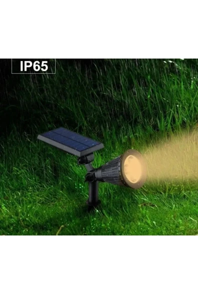 Ucuz Geldi 7w Led Solar Kazıklı Çim Armatür Cata Güneş Enerjili Çim Lambası Bahçe Aydınlatma 3200K Gün Işığı - Resim 5