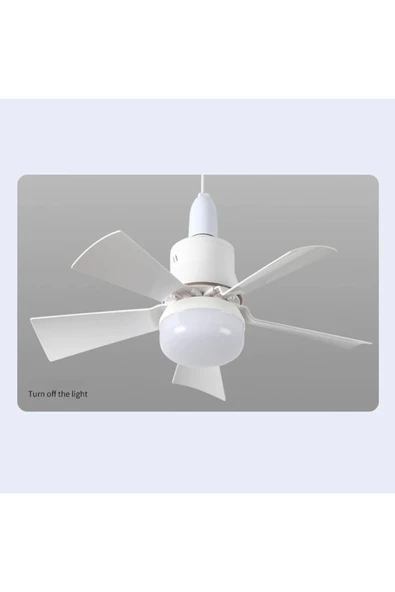 Ucuz Geldi 82 Watt Vantilatör 3 Kademe Hız Dimmerli 3 Renk Led Işık Cata Karayel Kumandalı Fan Torch Led Ampul - Resim 3