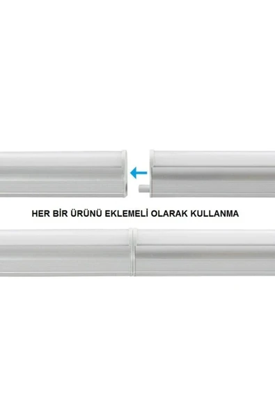Ucuz Geldi Mutfak Tezgah Altı Aydınlatma Led Bant Armatür 5w 31,5 Cm Gün Işığı 220v Mutfak Led Tezgah Işığı - 5