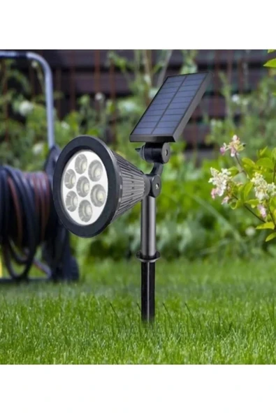 Ucuz Geldi 7w Led Solar Kazıklı Çim Armatür Cata Güneş Enerjili Çim Lambası Bahçe Aydınlatma Yeşil Led Işık - 1