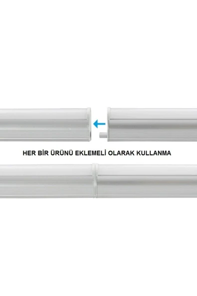 Ucuz Geldi Mutfak Tezgah Altı Aydınlatma Led Bant Armatür 20w 117,5 Cm Beyaz Işık 220v Mutfak Led Tezgah Işığı - 5