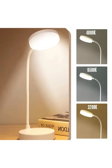 Ucuz Geldi Şarjlı Masa Lambası 3 Farklı Renk Moduna Dokunmatik Geçiş Cata Berlin Dimmerli Işığı Ayarlanabilir ürün görseli 1