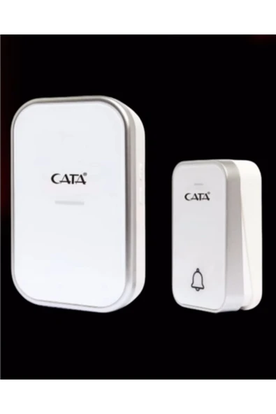 Ucuz Geldi Kinetik Enerjili Kapı Zili Pilsiz Şarjsız Kablosuz Fişi Prize Tak Çalıştır Cata Kumandalı Zil Siyah - Resim 4