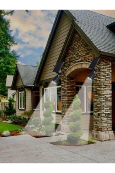 Ucuz Geldi 7w Led Solar Kazıklı Çim Armatür Cata Güneş Enerjili Çim Lambası Bahçe Aydınlatma 3200K Gün Işığı - Resim 6