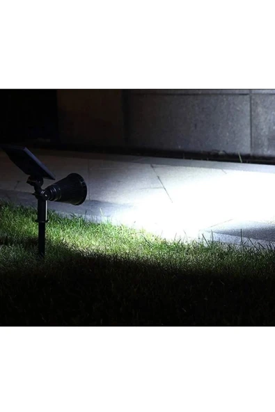 Ucuz Geldi 7w Led Solar Kazıklı Çim Armatür Cata Güneş Enerjili Çim Lambası Bahçe Aydınlatma Yeşil Led Işık - 7