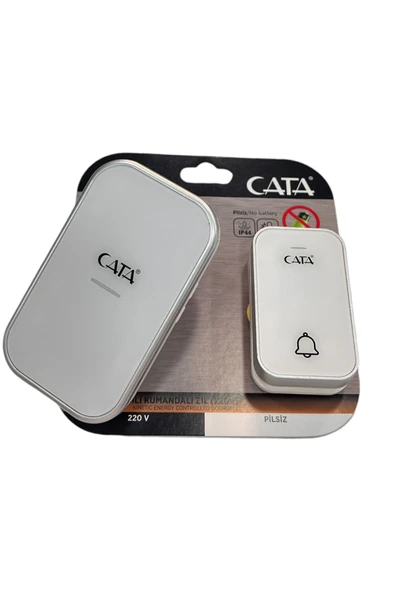 Ucuz Geldi Kinetik Enerjili Kapı Zili Pilsiz Şarjsız Kablosuz Fişi Prize Tak Çalıştır Cata Kumandalı Zil Siyah - Resim 5