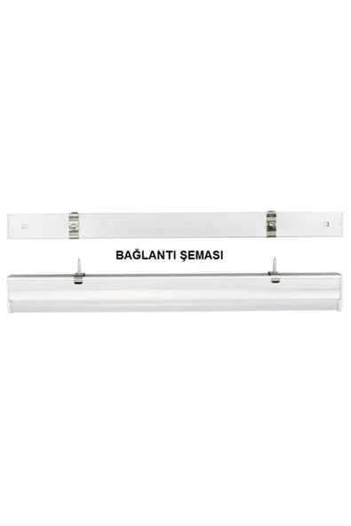 Ucuz Geldi Mutfak Tezgah Altı Aydınlatma Led Bant Armatür 20w 117,5 Cm Beyaz Işık 220v Mutfak Led Tezgah Işığı - 7