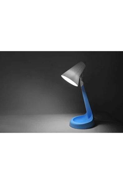 Ucuz Geldi Ders Çalışma Masası Lambası Zita Kuzey Mavi Hareketli Başlık Çocuk Masa Lambası Ve Led Ampul - 7