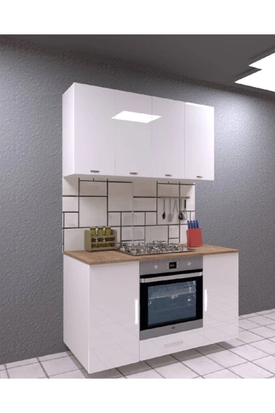 UMGMOBİLYA 140LIK ÜST DOLAPLI ANKASTRE DOLABI, MUTFAK DOLABI, ÇOK AMAÇLI DOLAP