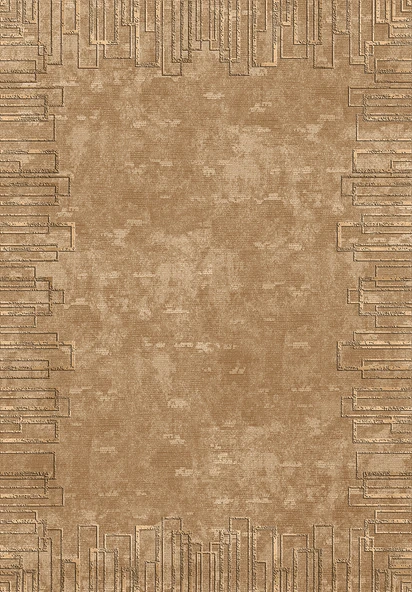 Makinede Yıkanabilir Leke Tutmaz  Kahverengi Dot Keçe Kaymaz Taban Shaggy Salon Saçaksız Halı B1193  KAHVERENGİ 200 x 300 - Resim 2