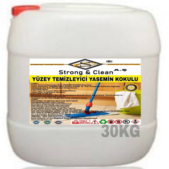 Yüzey Temizleyici Yasemin Kokulu 30kg