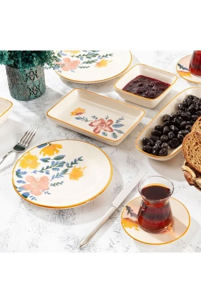 Bernardo Violet 24 Parça Kahvaltı Takımı - 3