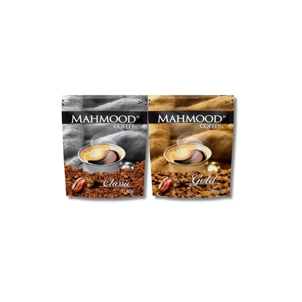 Mahmood Coffee Klasik ve Gold Granül Kahve 90 G x 2 li