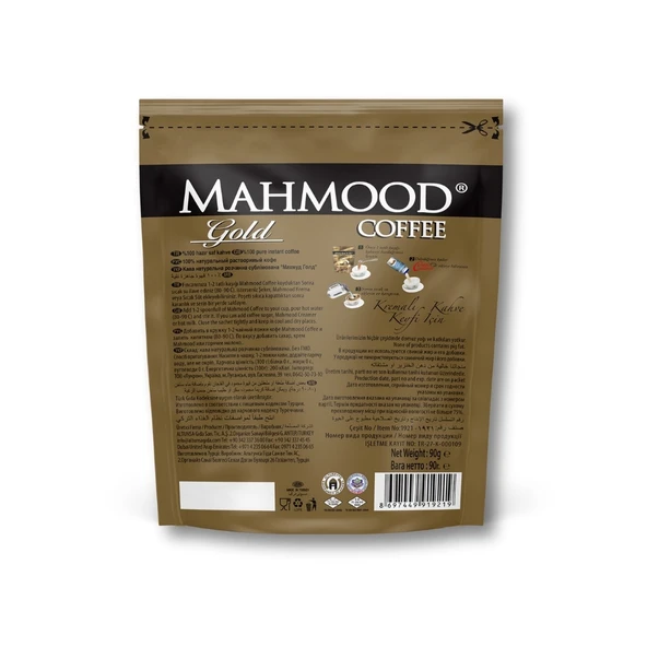 Mahmood Coffee Klasik ve Gold Granül Kahve 90 G x 2 li - 2
