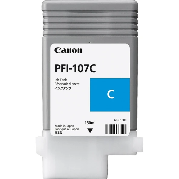 Tonersepeti Canon PFI-107C Mavi  Kartuş