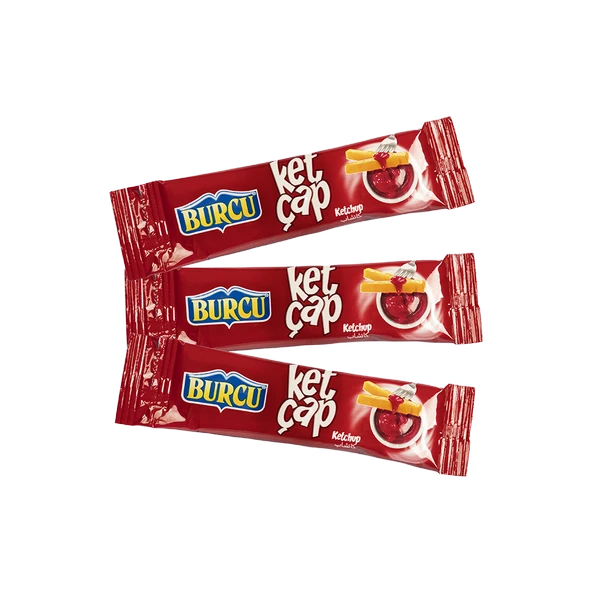 Burcu Ketçap Stick (Tek Kullanımlık) 9 Gr x 500 Adet