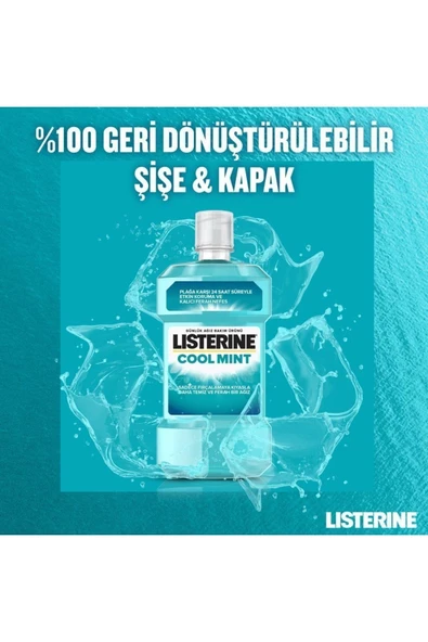 LİSTERİNE Cool Mint Ağız Bakım Suyu 500 + 250 ml - 8