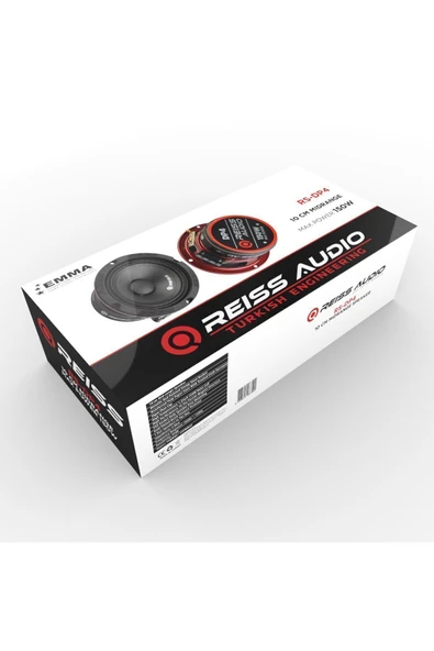 Reiss Rs-dp4 10 Cm Profesyonel Oto Midrange Hoparlör Takımı Çifti 300wat 150rms - 2