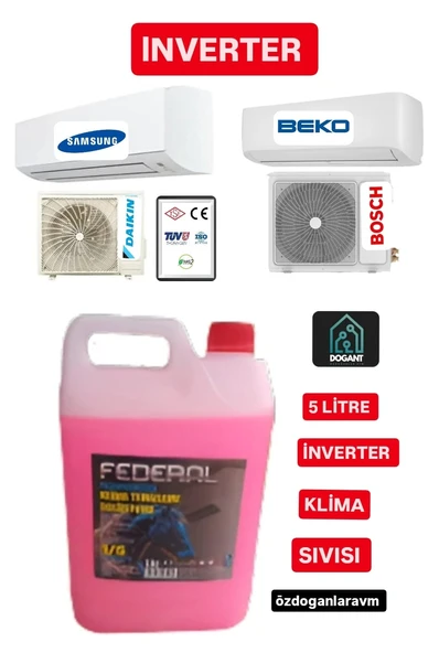 INVERTER Klima Temizleme Kimyasal Sıvısı 5 Lt