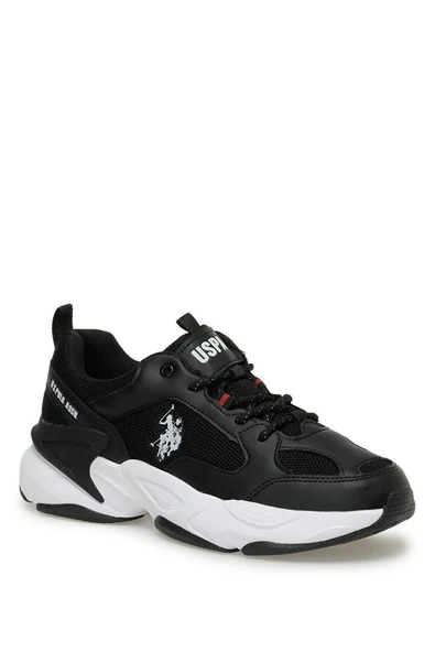 U.S.Polo Assn.Maybe Siyah Kadın Sneaker 36 - Resim 2