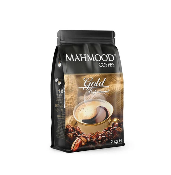 Mahmood Coffee Gold Professional 2 Kg - Mahmood Kahve Kreması 1 Kg - 2