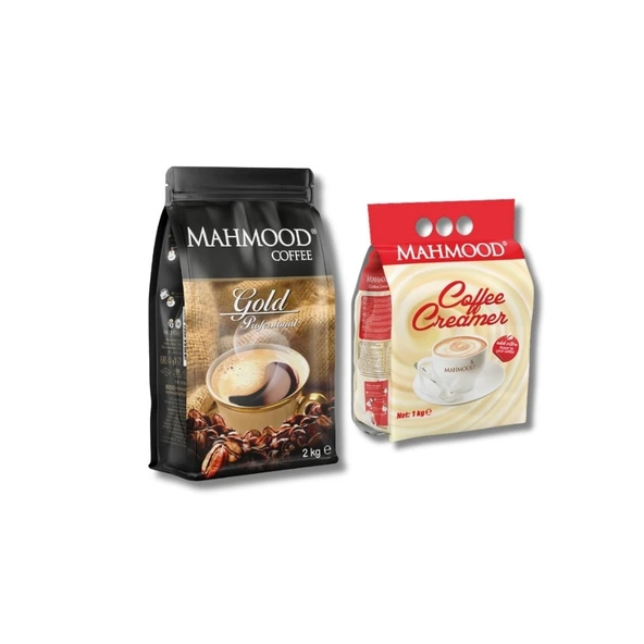 Mahmood Coffee Gold Professional 2 Kg - Mahmood Kahve Kreması 1 Kg