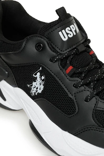 U.S.Polo Assn.Maybe Siyah Kadın Sneaker 36 - Resim 7