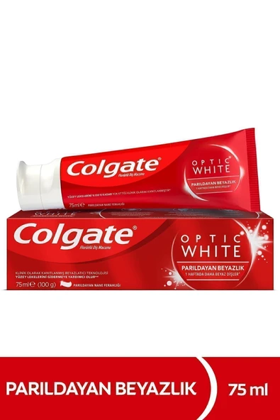 COLGATE Optic White Parıldayan Beyazlık Beyazlatıcı Diş Macunu 75 ml