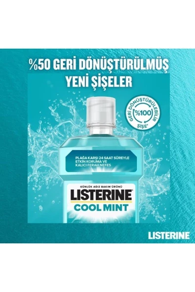 LİSTERİNE Cool Mint Nane Aromalı Ağız Çalkalama Suyu 250 ml - 7