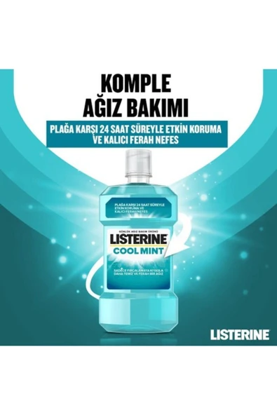 LİSTERİNE Cool Mint Nane Aromalı Ağız Çalkalama Suyu 250 ml - 3