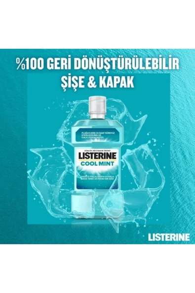 LİSTERİNE Cool Mint Nane Aromalı Ağız Çalkalama Suyu 250 ml - 8