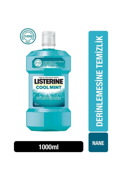 LİSTERİNE Coolmint Ağız Bakım Suyu 1000 ml