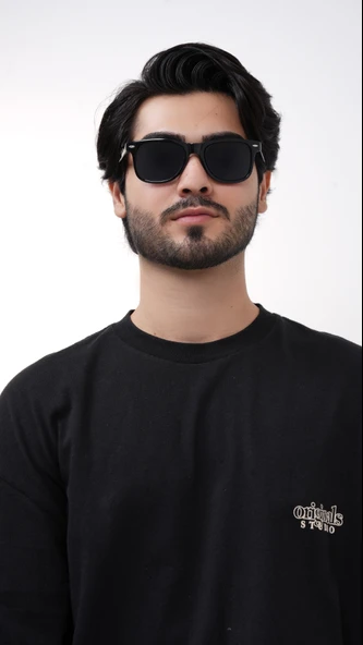 1608 Siyah Polo Exchange Güneş Gözlüğü - 4