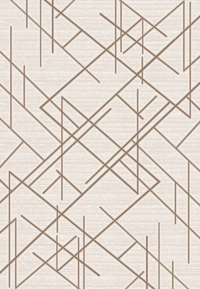 Makinede Yıkanabilir Leke Tutmaz  Vizon Makina Dokuma Kaymaz Taban Çizgi Halı Ald34  Vizon 120 x 180 ürün görseli