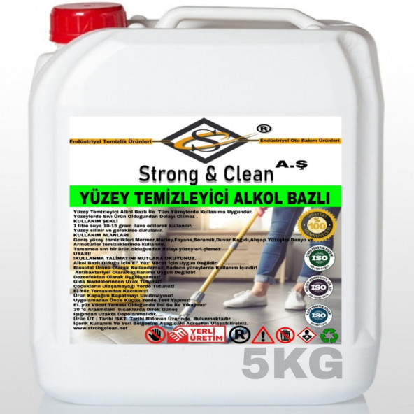Yüzey Temizleyici Alkol Bazlı 5KG - 1