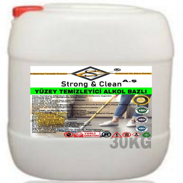 Yüzey Temizleyici Alkol Bazlı 30kg
