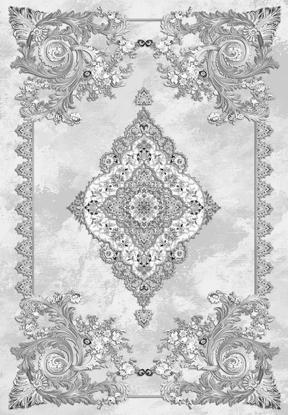 Makinede Yıkanabilir Leke Tutmaz  Gri Dot Keçe Kaymaz Taban Göbekli Salon Saçaksız Halı E4146  GRİ 120 x 180 - Resim 2