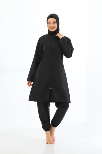 Form Angel Bayan Büyük BedenTam Kapalı Tesettür Mayo 1700-2-6 - 2