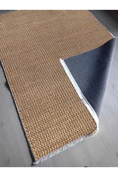 Makinede Yıkanabilir Leke Tutmaz  ÇOKLU Dijital Baskılı Dokuma Taban Kaymaz Halı C2090-DOKUMA  ÇOKLU 150 x 350