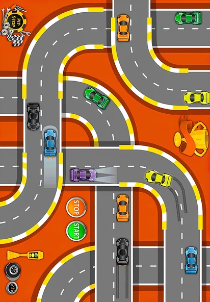 Makinede Yıkanabilir Leke Tutmaz  Gri-Turuncu Dot Keçe Kaymaz Taban Çevre Araç Çocuk Saçaksız Halı H7106  ÇOKLU 80 x 150 - Resim 2