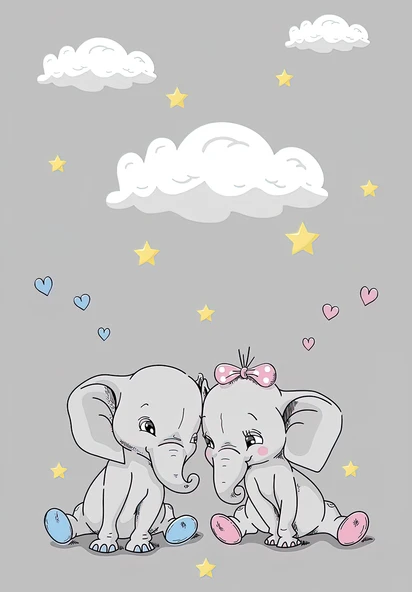 Makinede Yıkanabilir Leke Tutmaz  Gri Dot Keçe Kaymaz Taban Fil Çocuk Saçaksız Halı H7108  ÇOKLU 80 x 200 - Resim 2