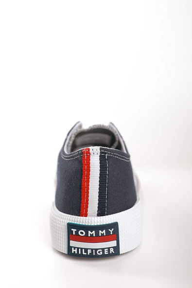 TOMMY HİLFİGER KADIN KETEN AYAKKABI LACİVERT - 3